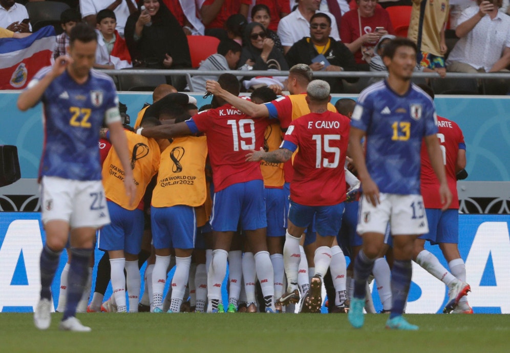Costa Rica jubelt gegen Japan