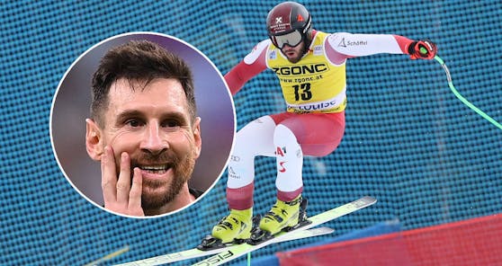ÖSV-Ass Daniel Hemetsberger setzt sich gegen Lionel Messi durch