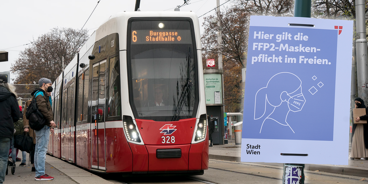 Bim, Bahn oder Bus – in Wiener Öffis muss weiter Maske getragen werden. Sinnvoll? Ein Experte klärt auf.