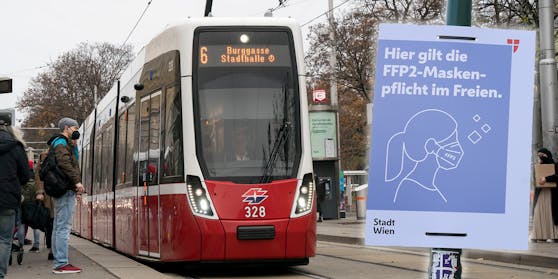 Bim, Bahn oder Bus – in Wiener Öffis muss weiter Maske getragen werden. Das Vertrauen sei durch Maßnahmen wie Impfpflicht oder Maskenpflicht im Freien aber verspielt worden.