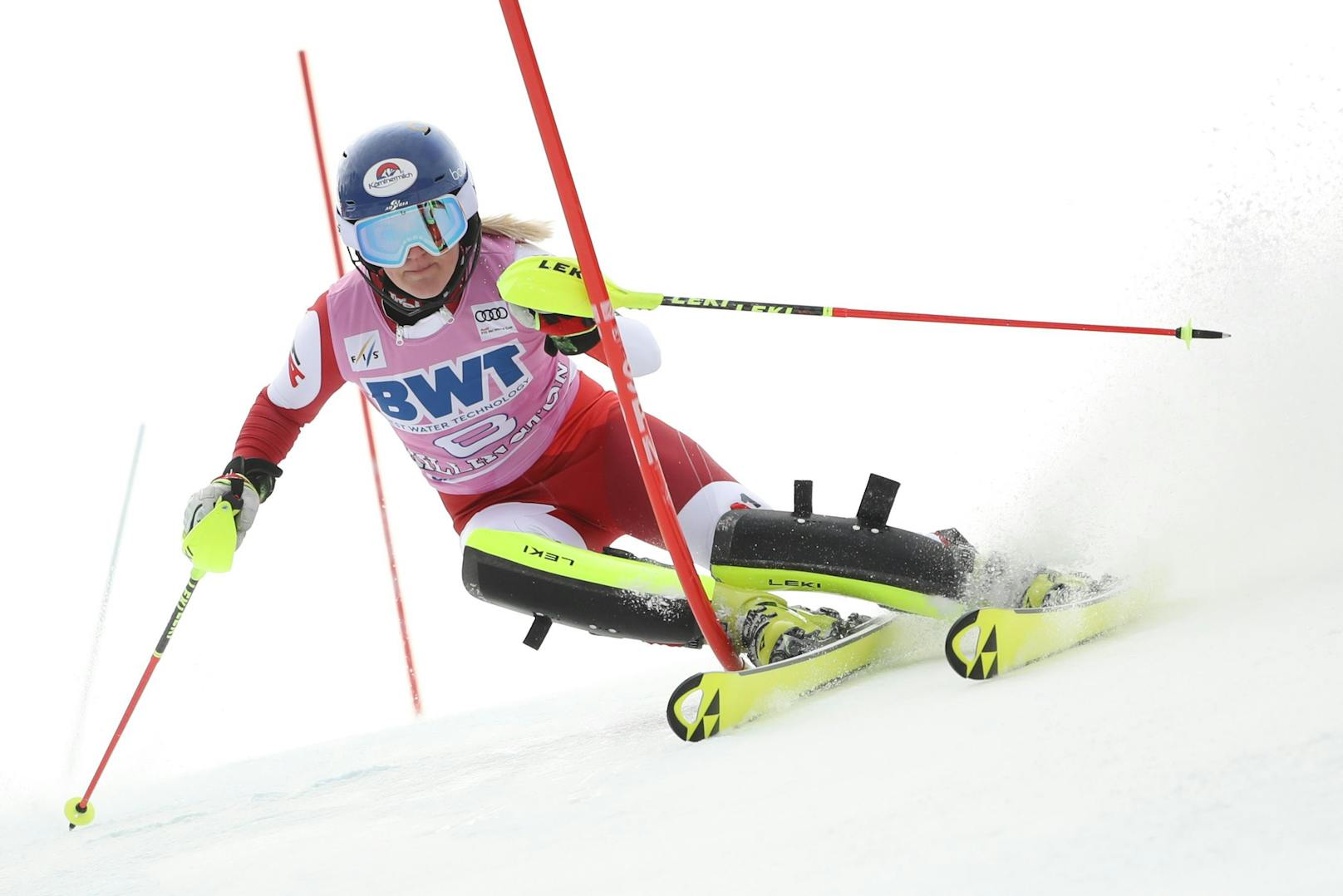 Katharina Truppe wurde in Killington Slalom-Dritte.