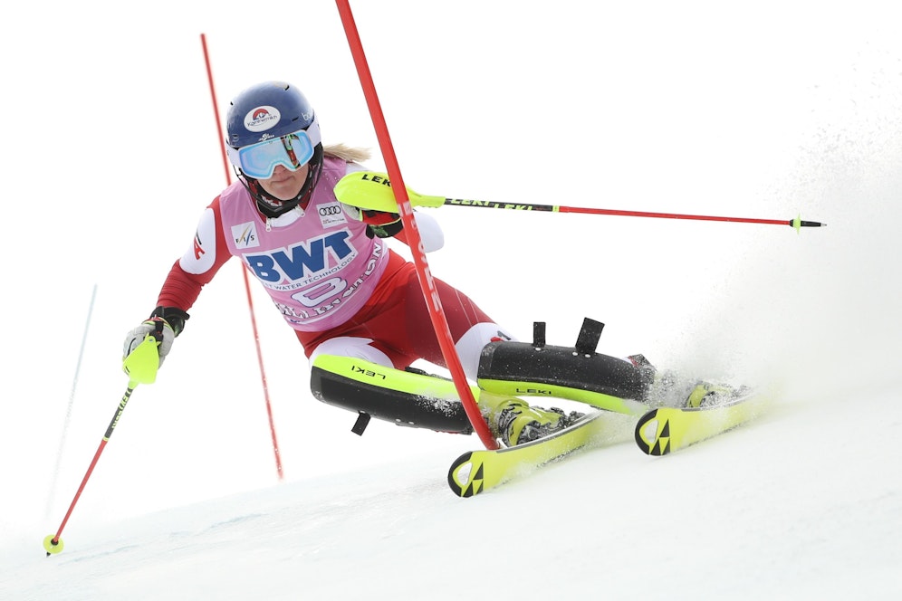 Katharina Truppe wurde in Killington Slalom-Dritte.