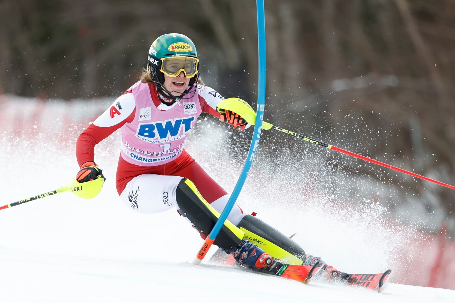 Katharina Liensberger im Killington-Slalom.