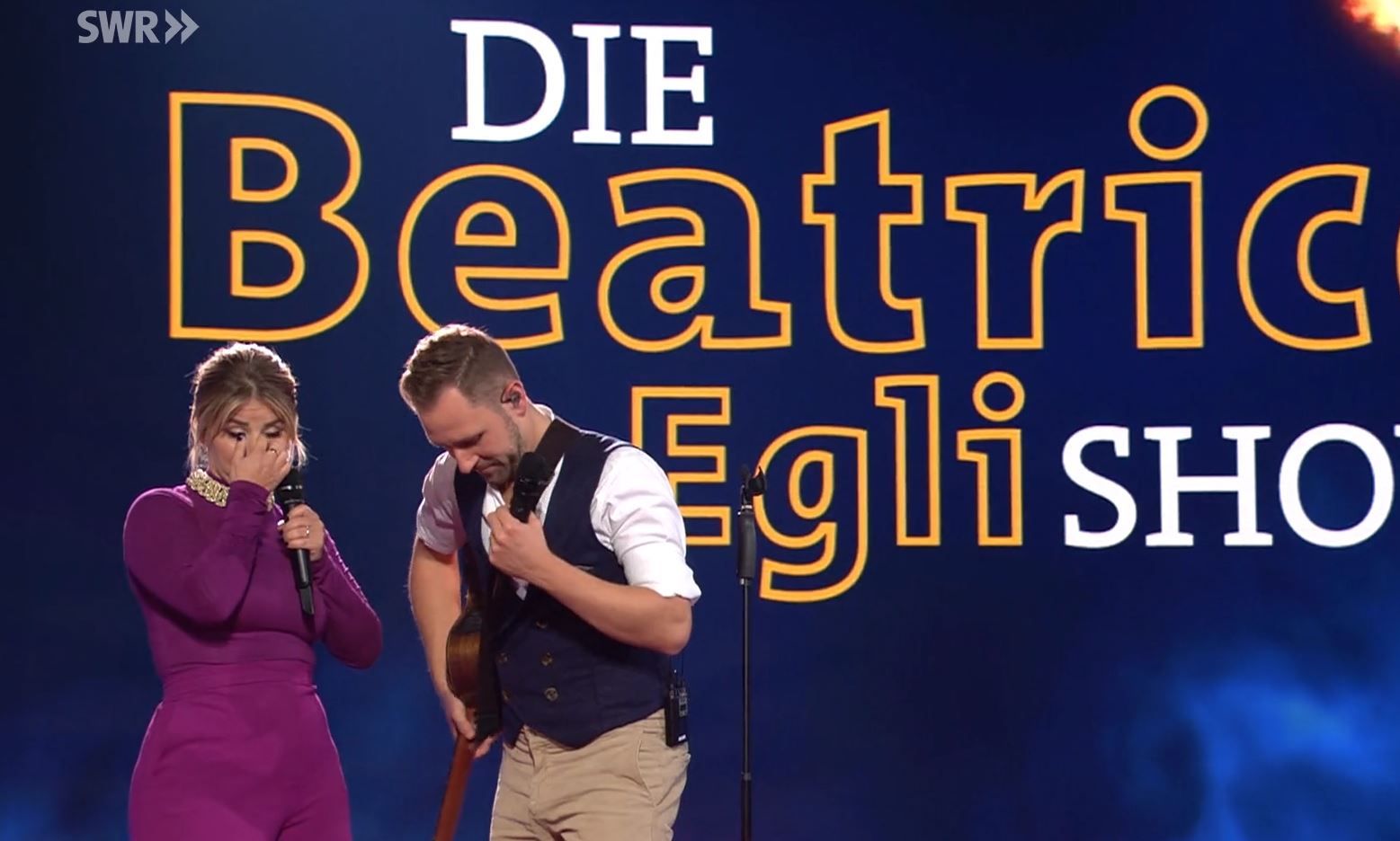 Bei Beatrice Egli kullern plötzlich die Tränen.