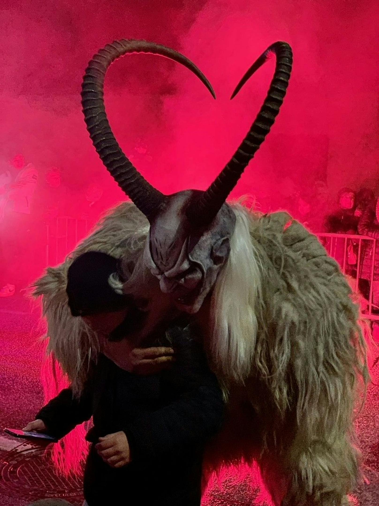 Gruselig geht es zu bei den Krampusläufen.