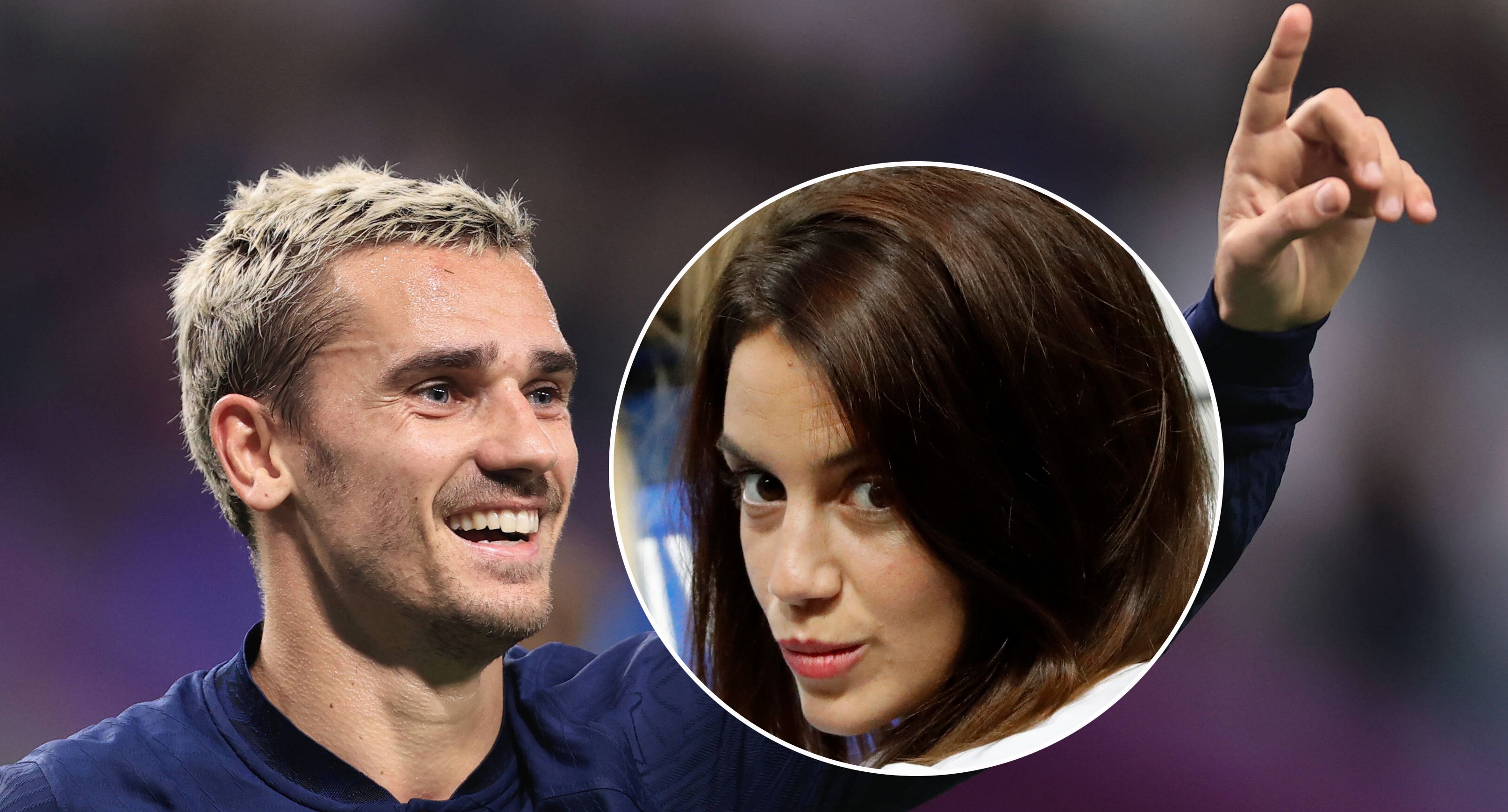 Antoine Griezmann und Ehefrau Erika Choperena