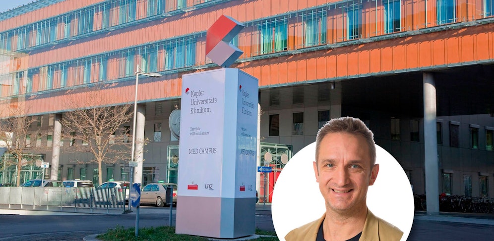 Helmut Freudenthaler, Betriebsratsvorsitzender des Linzer Med Campus, fordert mehr Studienplätze für Berufe im Gesundheitsbereich.