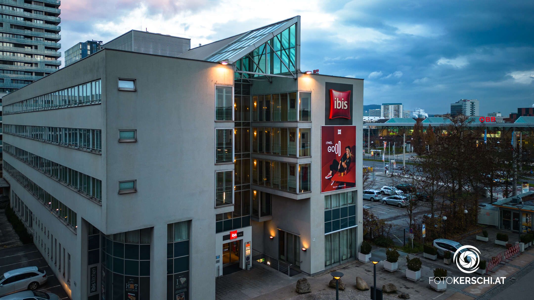Das Ibis-Hotel am Linzer Hauptbahnhof stellt am 23. Dezember seinen Betrieb ein.