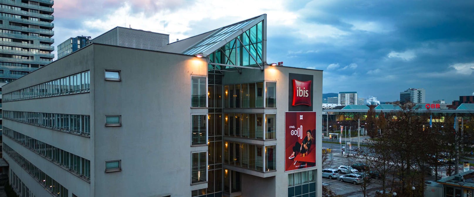 Das Ibis-Hotel am Linzer Hauptbahnhof stellt am 23. Dezember seinen Betrieb ein.