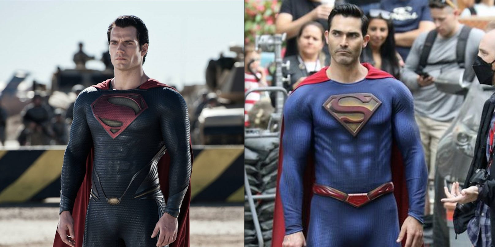 Hoechlin und Cavill: Zu viele Supermen?