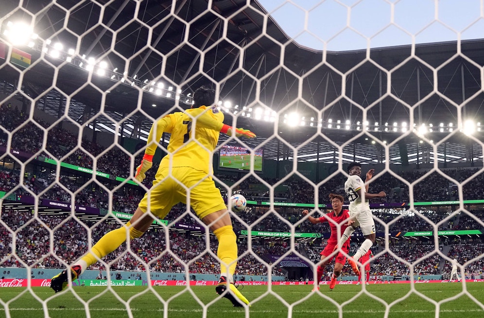 Mohammed Kudus schnürt gegen Korea den Doppelpack.