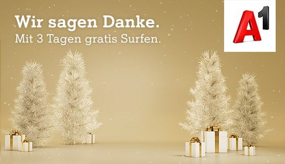 3 Tage unlimitiert zusammen sein: gratis surfen mit A1.