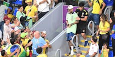 Neymar-Doppelgänger legt Fans im Stadion rein