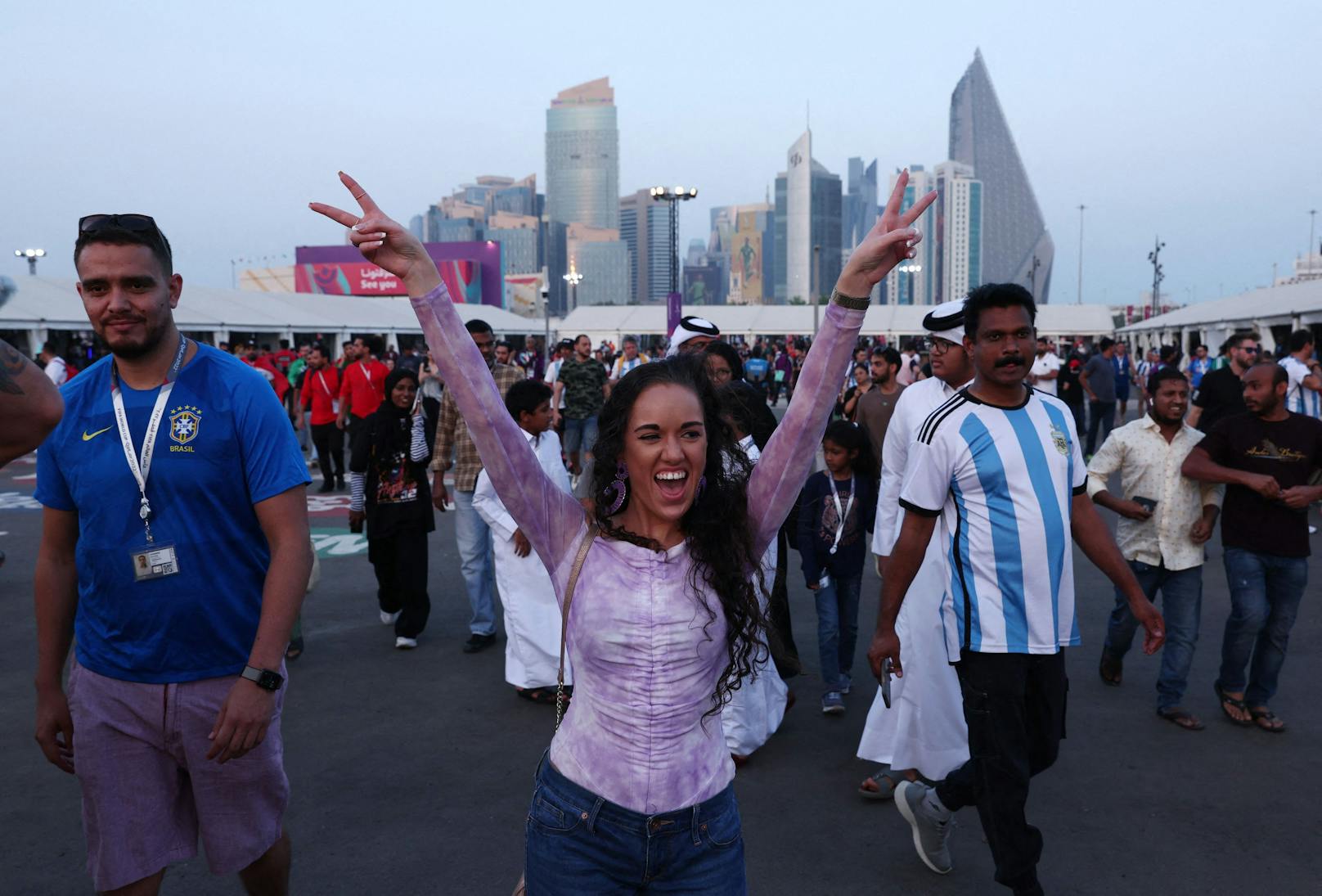 So schrill und schön sind die Fans bei der WM in Katar