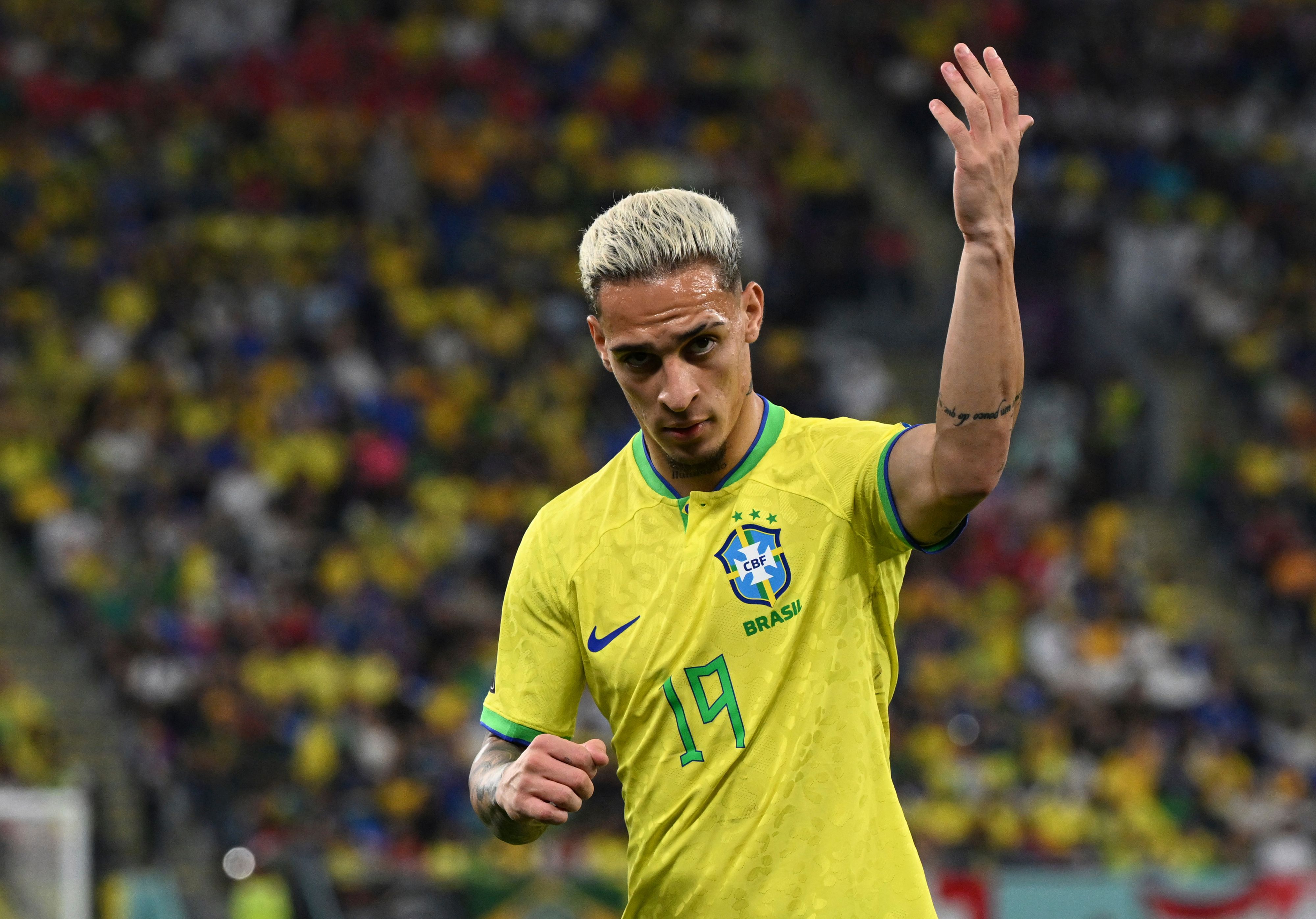 Brasilien-Star Antony von Manchester United.