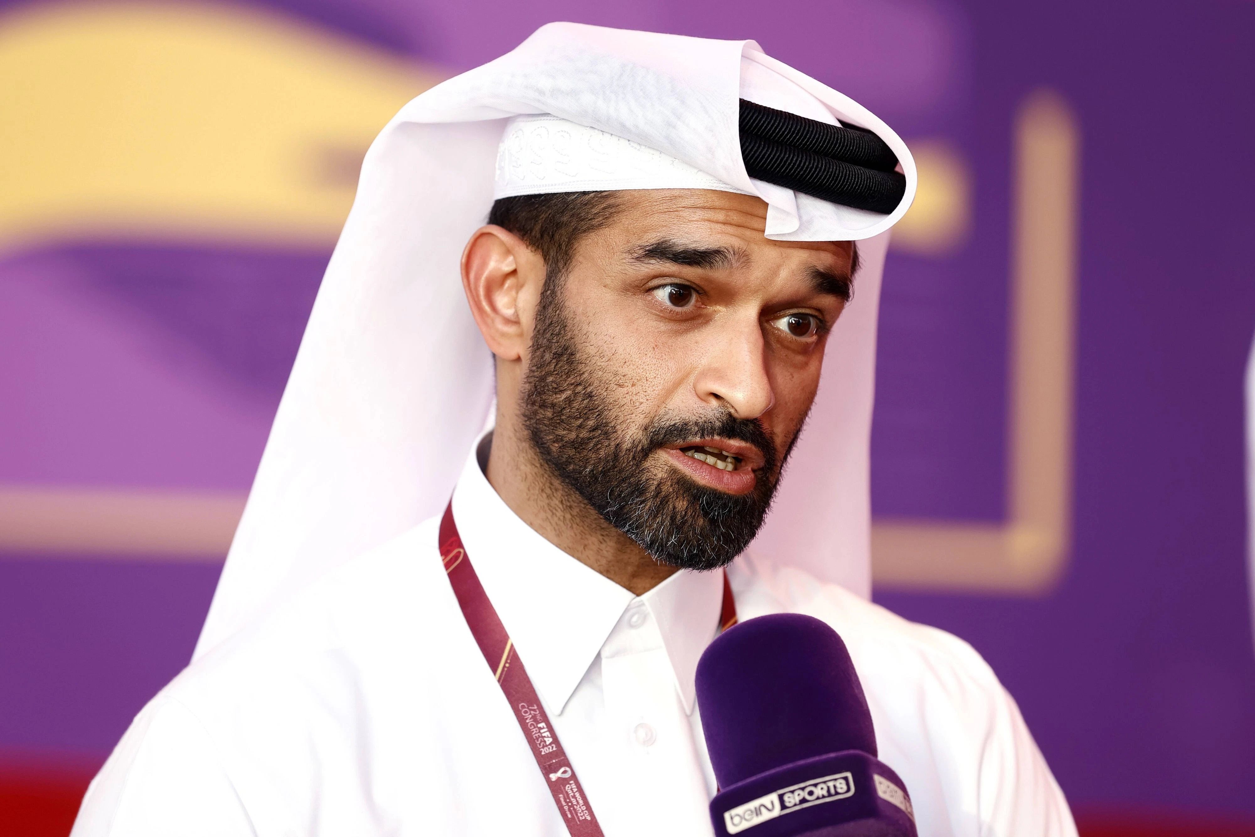 Hassan al-Thawadi gibt zu, dass hunderte Gastarbeiter auf den WM-Baustellen gestorben sind. 