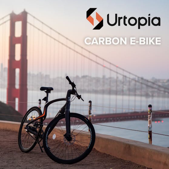 Urtopia Carbon E-Bike wiegt nur 15Kg.