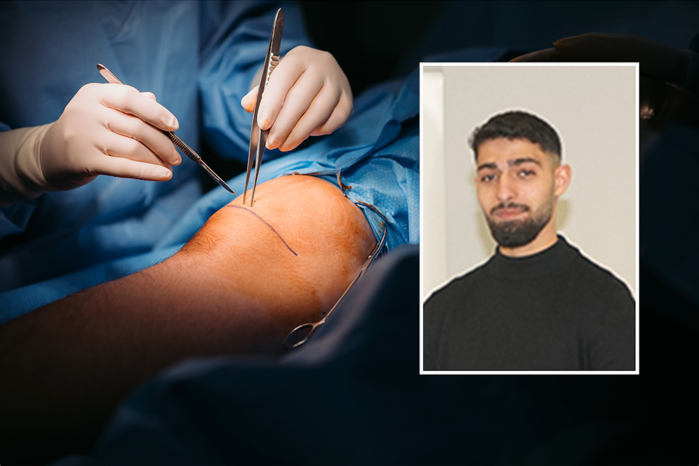 Beritan C. (18) wurde das Wadenbein in den Oberschenkel 