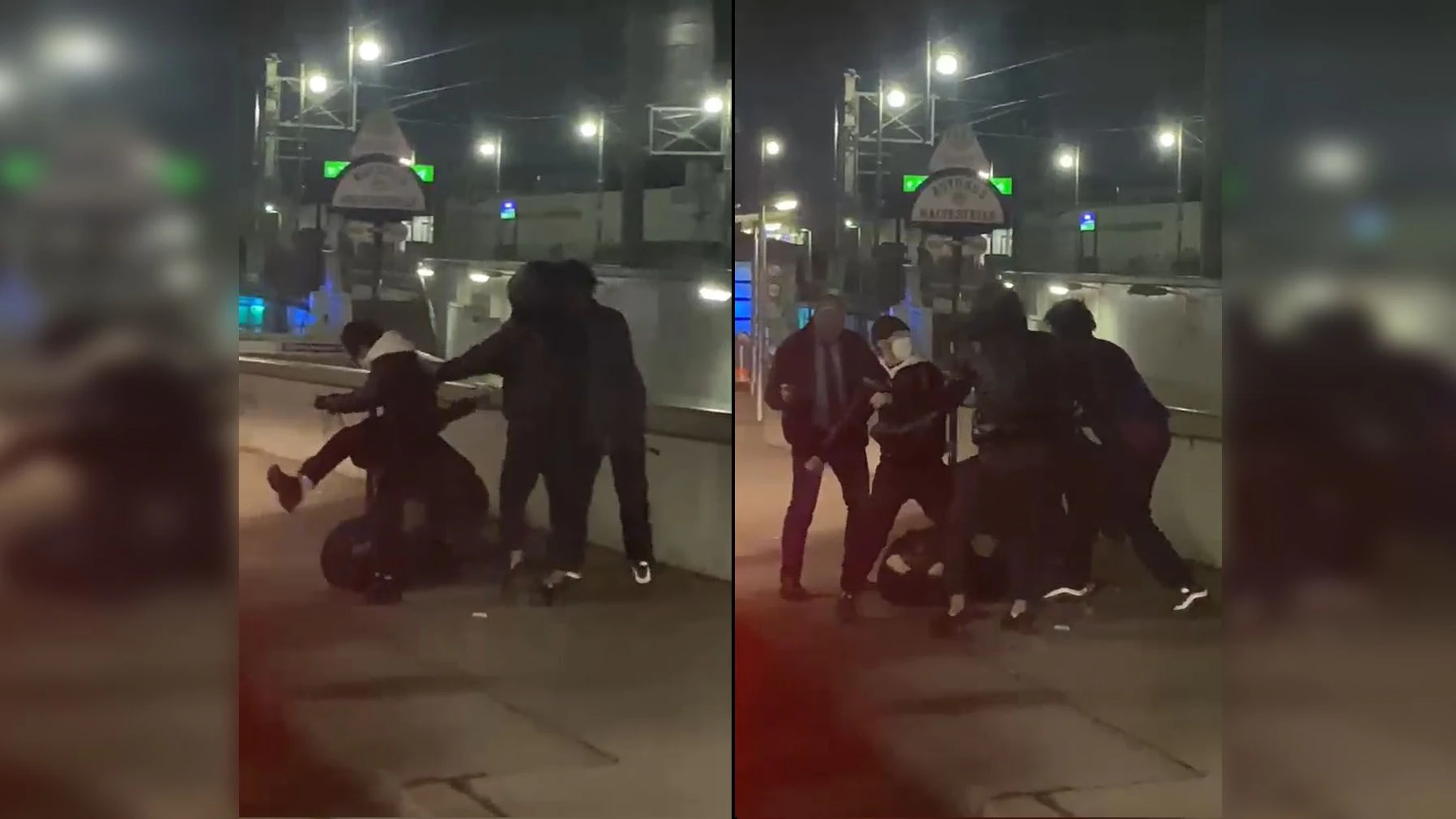 Augenzeugen eilten dem Opfer zur Hilfe und bekamen Schläge ab.