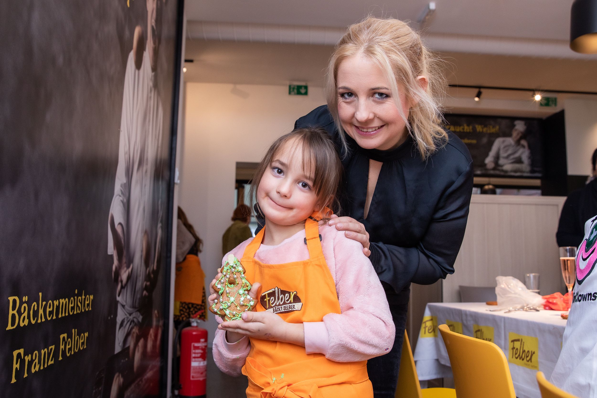 Iva Schell kam mit Tochter Viktoria extra aus Kärnten angereist 