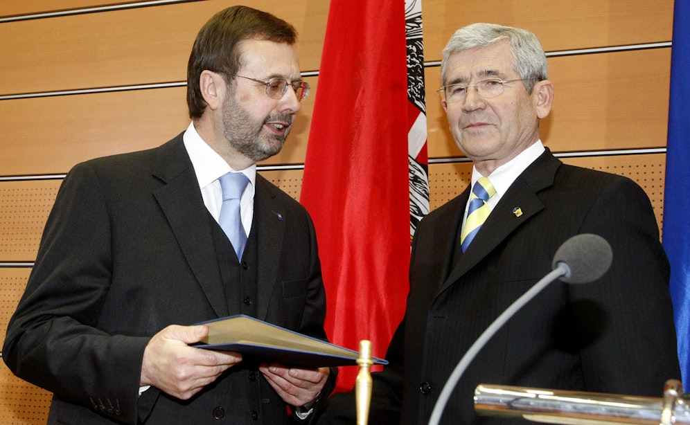 Johann Penz (l.) und Edmund Freibauer (r.)