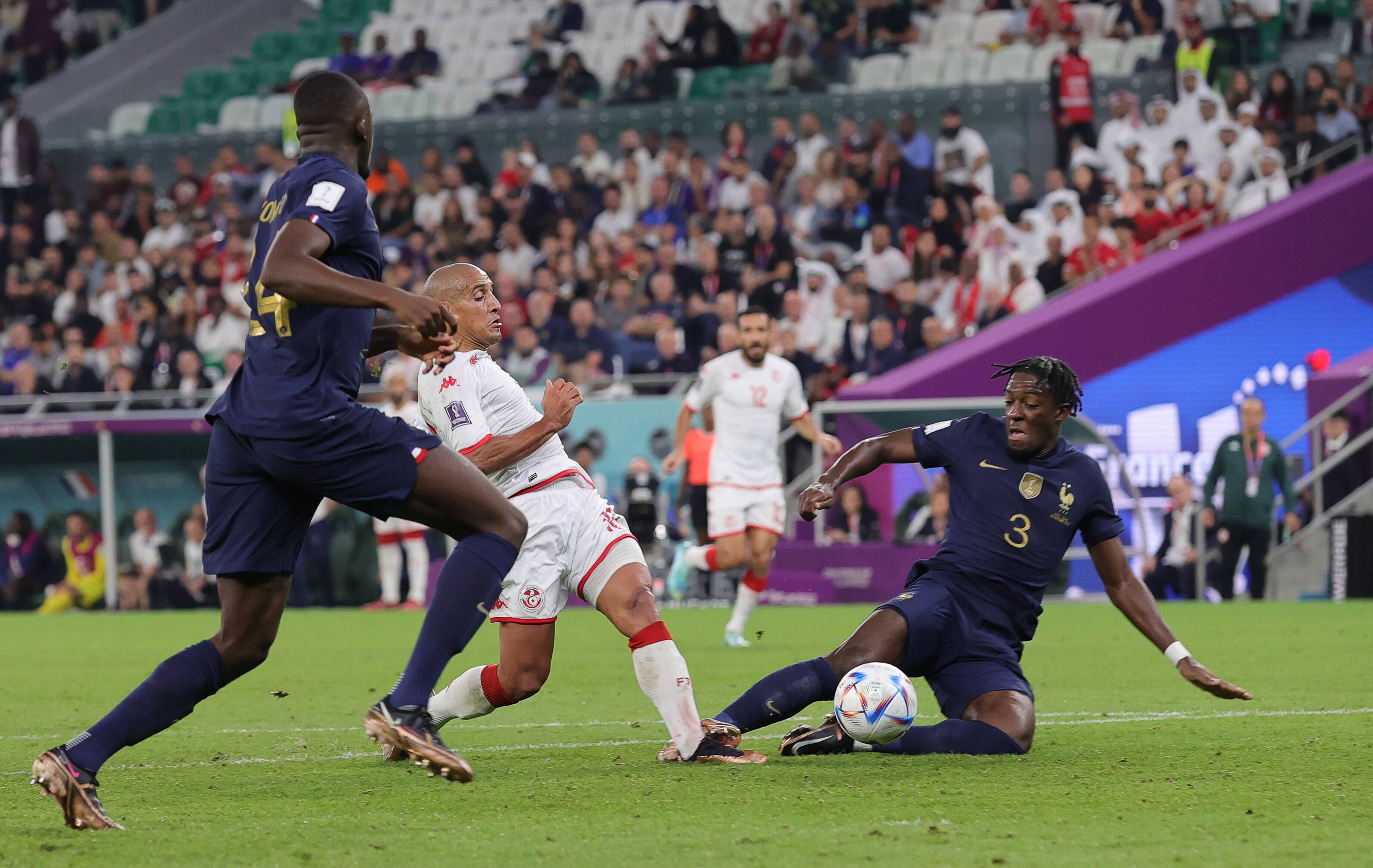 Whabi Khazri schoss Tunesien gegen Frankreich in Front. 