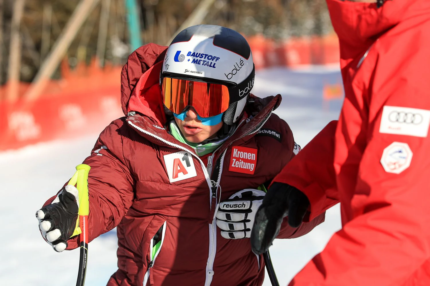 ÖSV-Star Nicole Schmidhofer in Übersee.