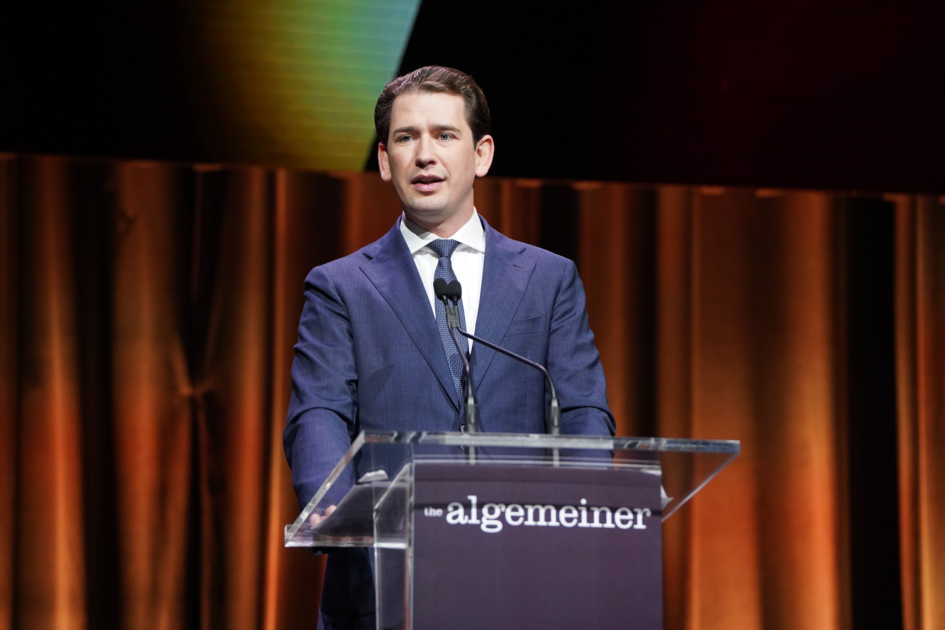 NEW YORK, NY - NOVEMBER 29: Sebastian Kurz attends The Algemeiner 50th Anniversary J100 Gala at The Ziegfeld Ballroom on November 29, 2022 in New York. (Photo by Jared Siskin/PMC) *** Local Caption *** Sebastian Kurz