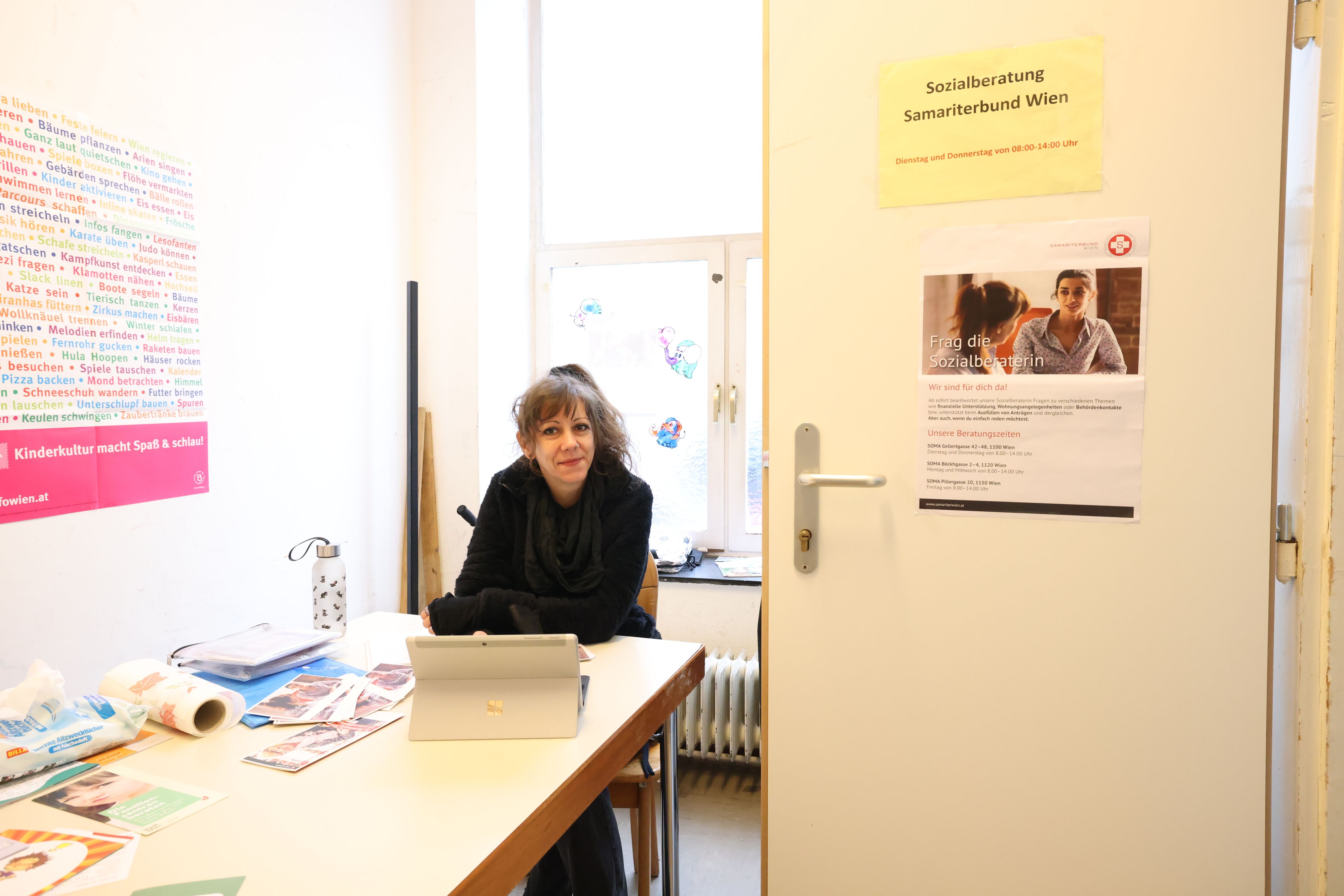 In ihrem Büro berät Eni bis zu 200 Menschen im Monat.&nbsp;