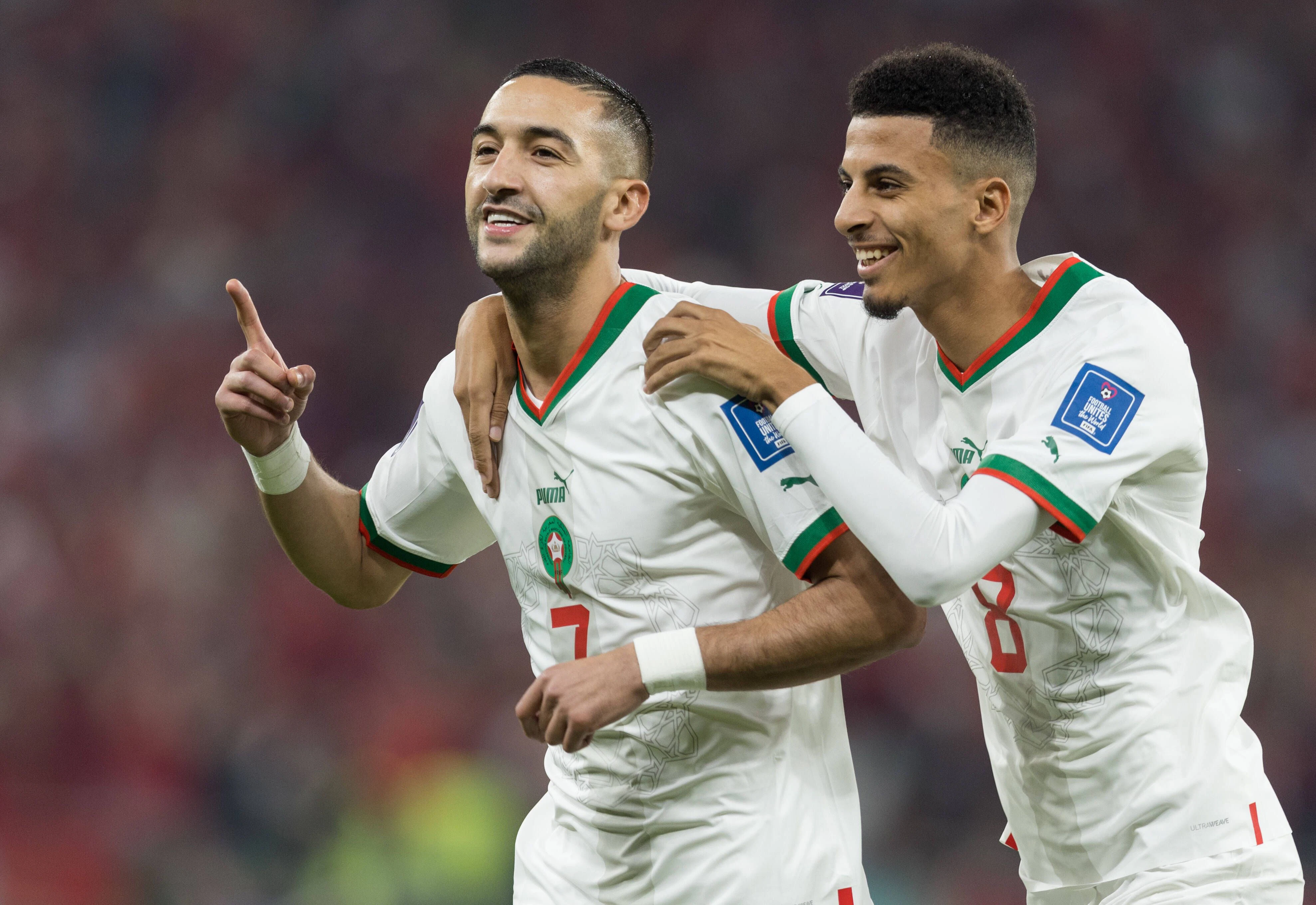 Marokko schlägt im letzten Gruppenspiel Kanada. 