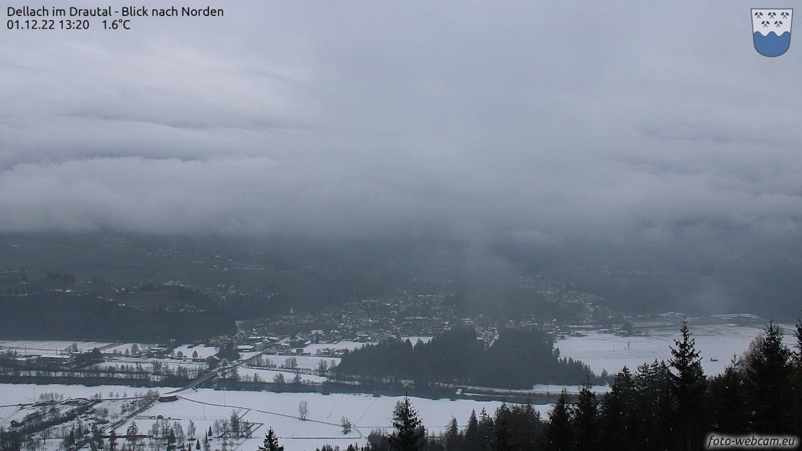 Die Schnee-Situation in Österreich am 1. Dezember 2022.