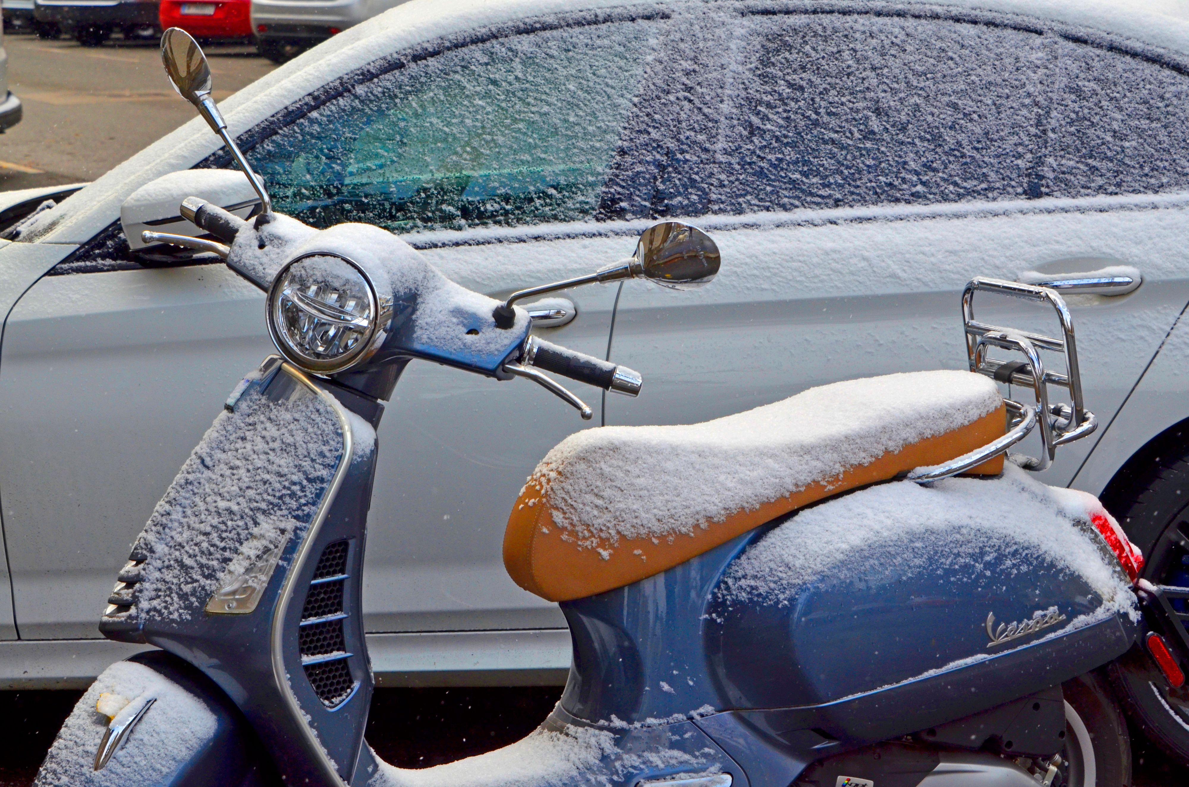 Der erste Wintergruß in Wien: Schnee am 19. November 2022.