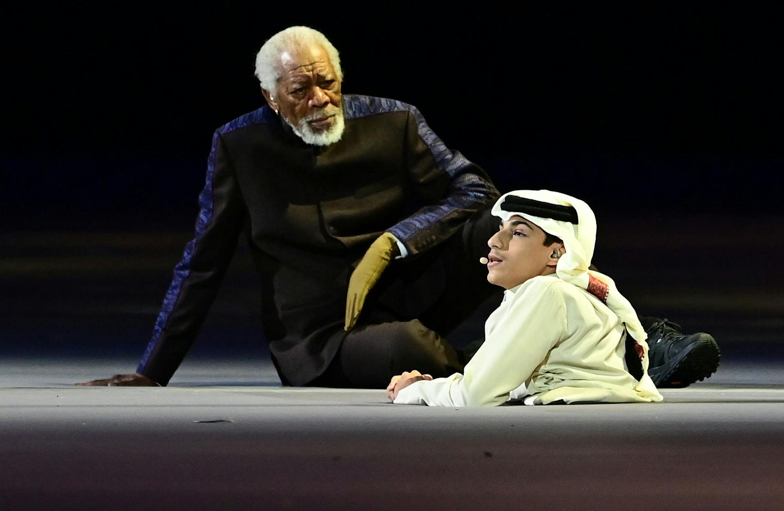 Bereits die Eröffnungsfeier bot Gesprächsstoff. Hollywood-Star Morgan Freeman moderierte mit Ghanim Al Muftah, dem "Mann ohne Beine".