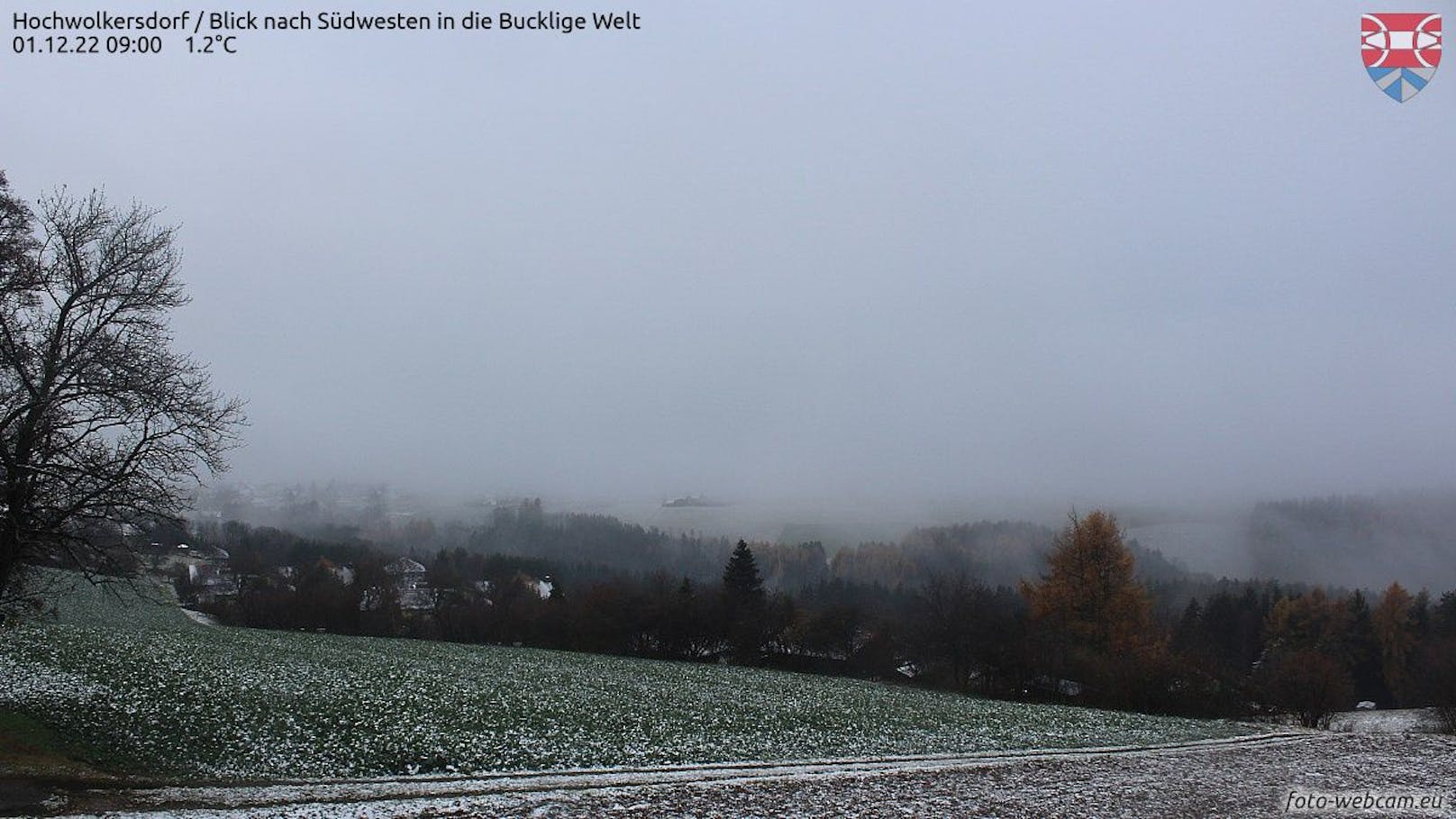 Die Schnee-Situation in Österreich am 1. Dezember 2022.