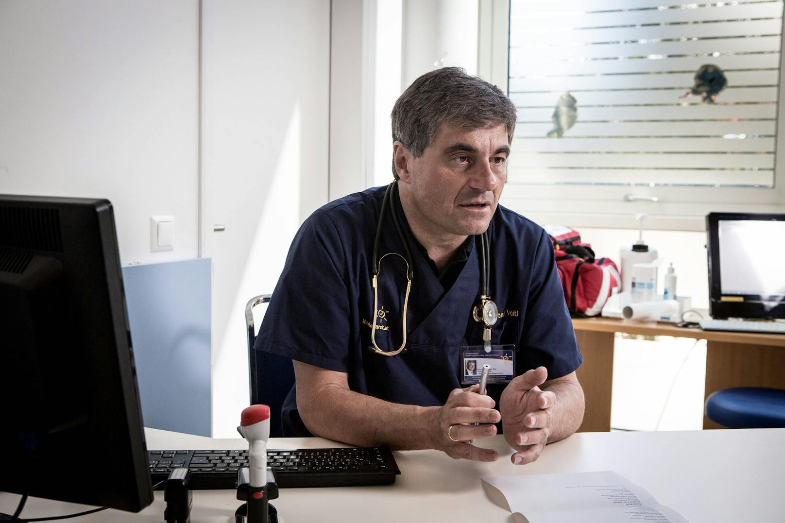 Kinderarzt DDr. Peter Voitl ist ÖÄK-Bundesfachgruppenobmann der Kinderheilkunde und führt seine Praxis in der Donaustadt.