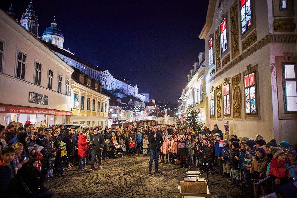 In Melk war der Andrang groß.