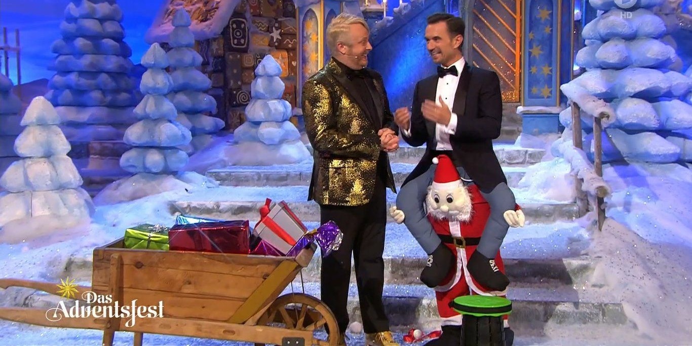 Florian Silbereisen mit Ross Anthony