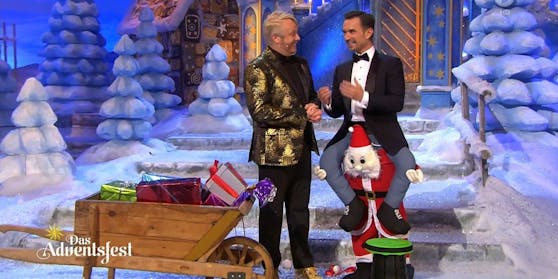 Florian Silbereisen mit Ross Antony
