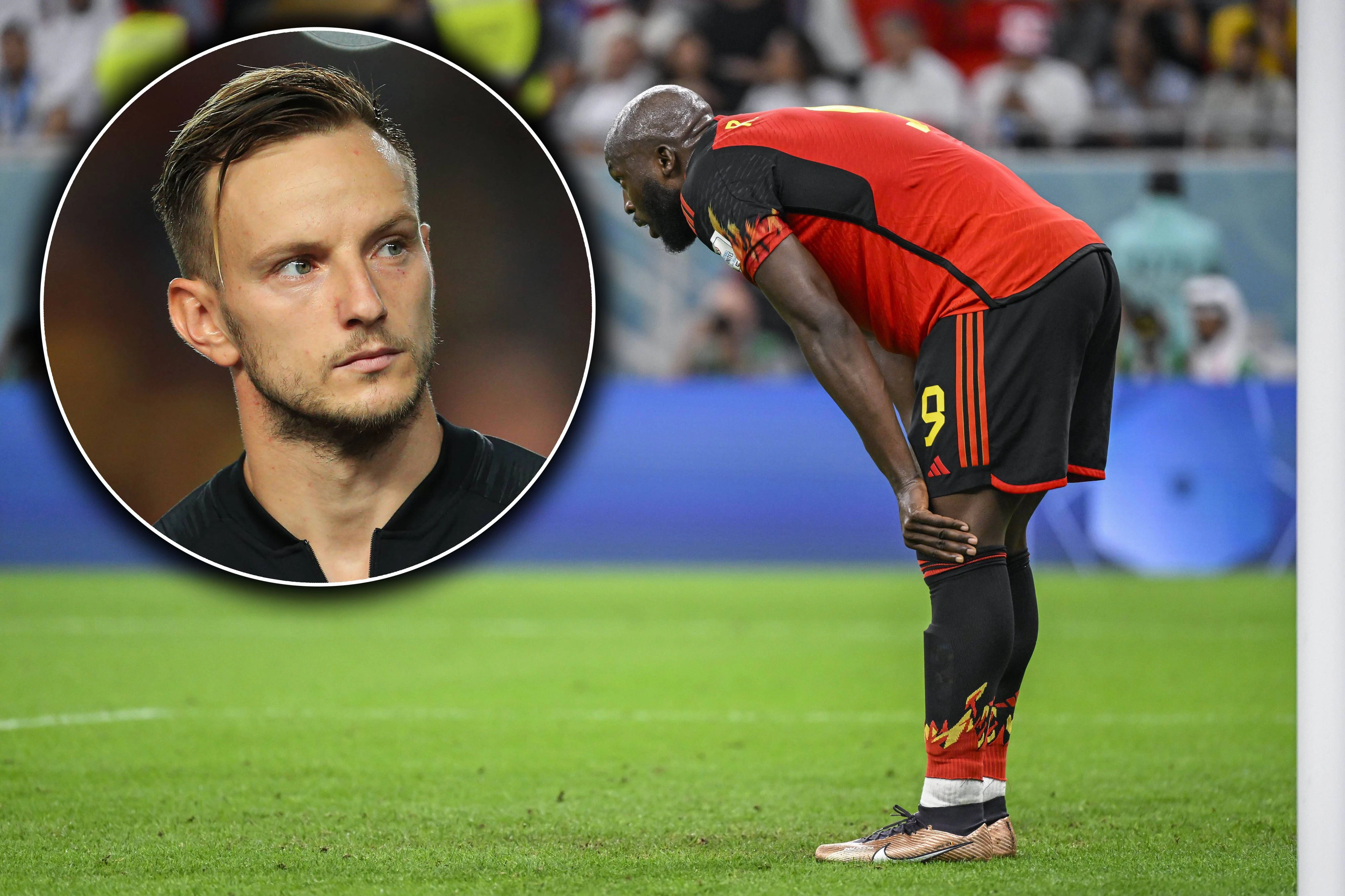 Ivan Rakitic und Romelu Lukaku.