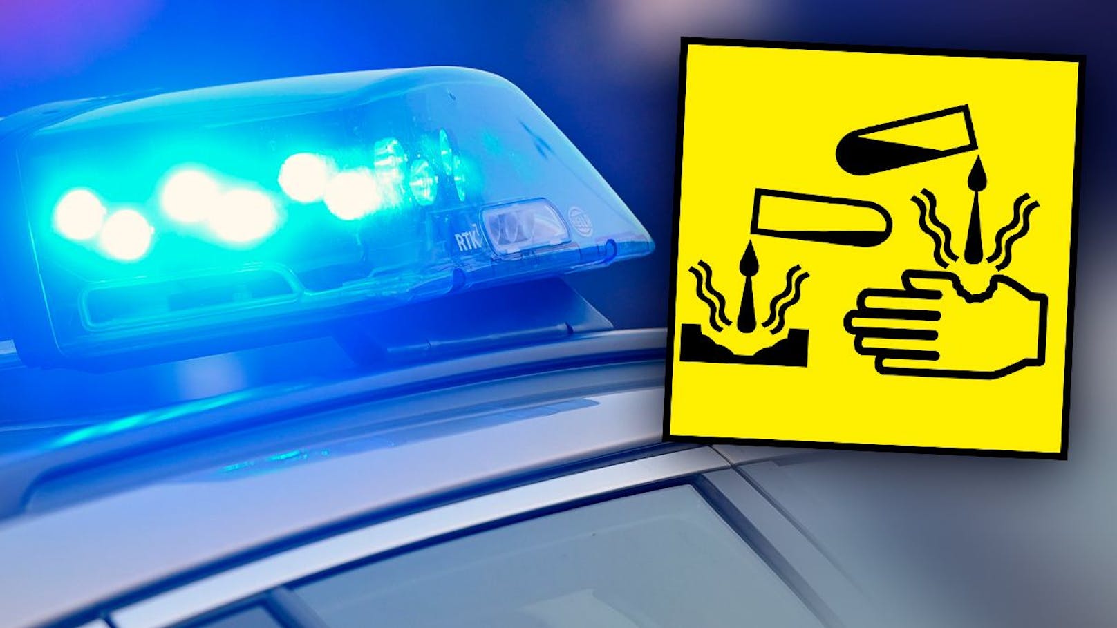 Die Wiener Polizei warnt vor Säure-Gefahr durch Einbrecher.