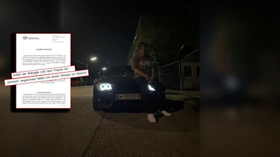 Ein Wiener wurde beschuldigt, ein Auto zerkratzt zu haben, weil er "komisch schaute". Ein ÖAMTC-Experte klärt nun auf.