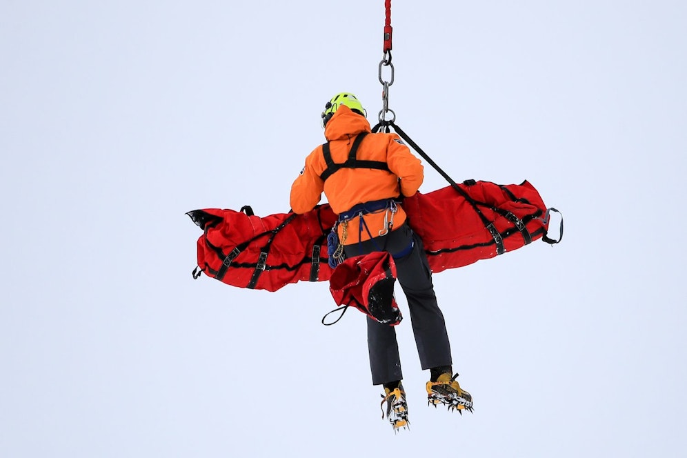 Mauro Caviezel musste mit dem Heli abtransportiert werden