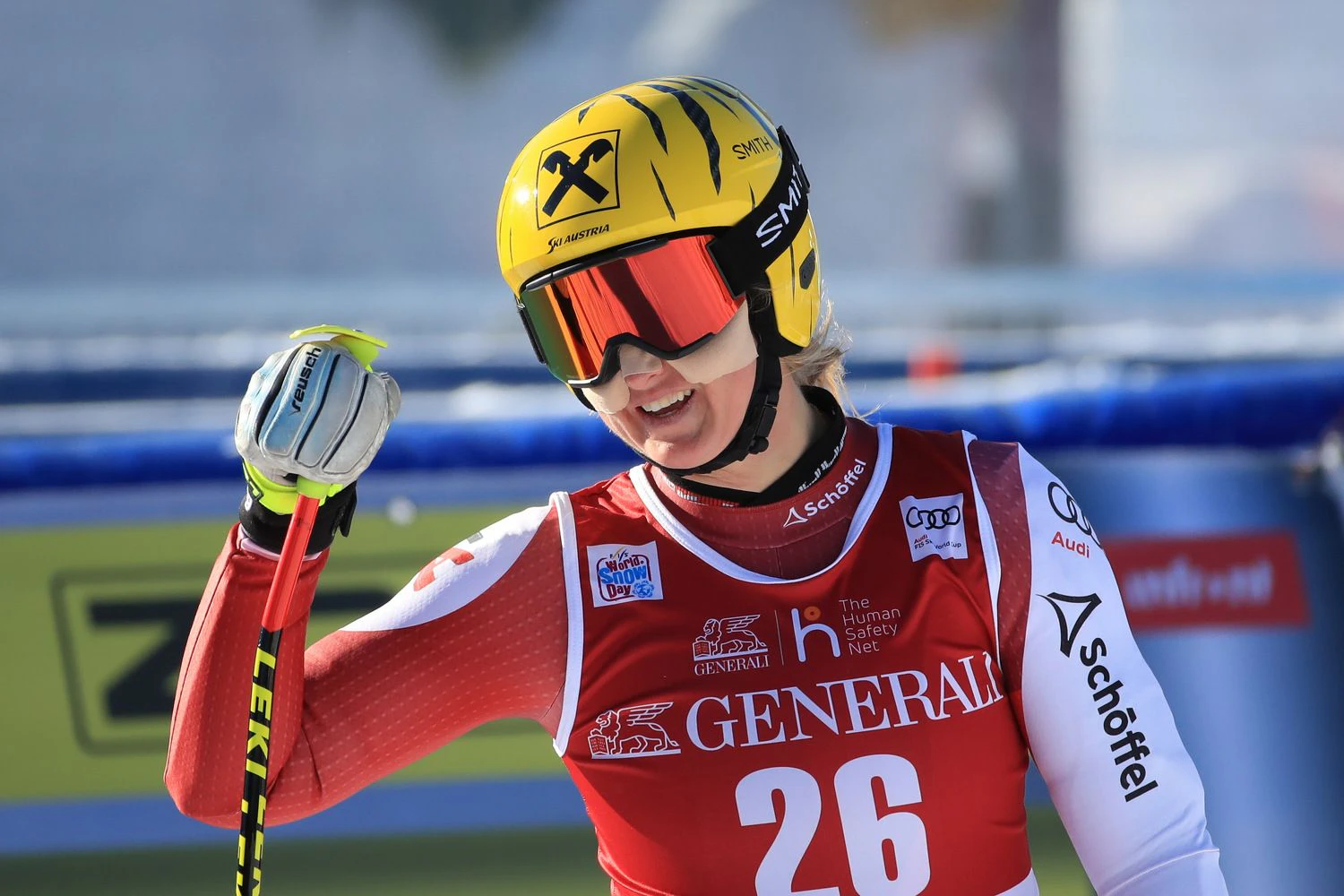 Nina Ortlieb ist im zweiten Rennen nach ihrem Comeback auf das Stockerl gefahren. 