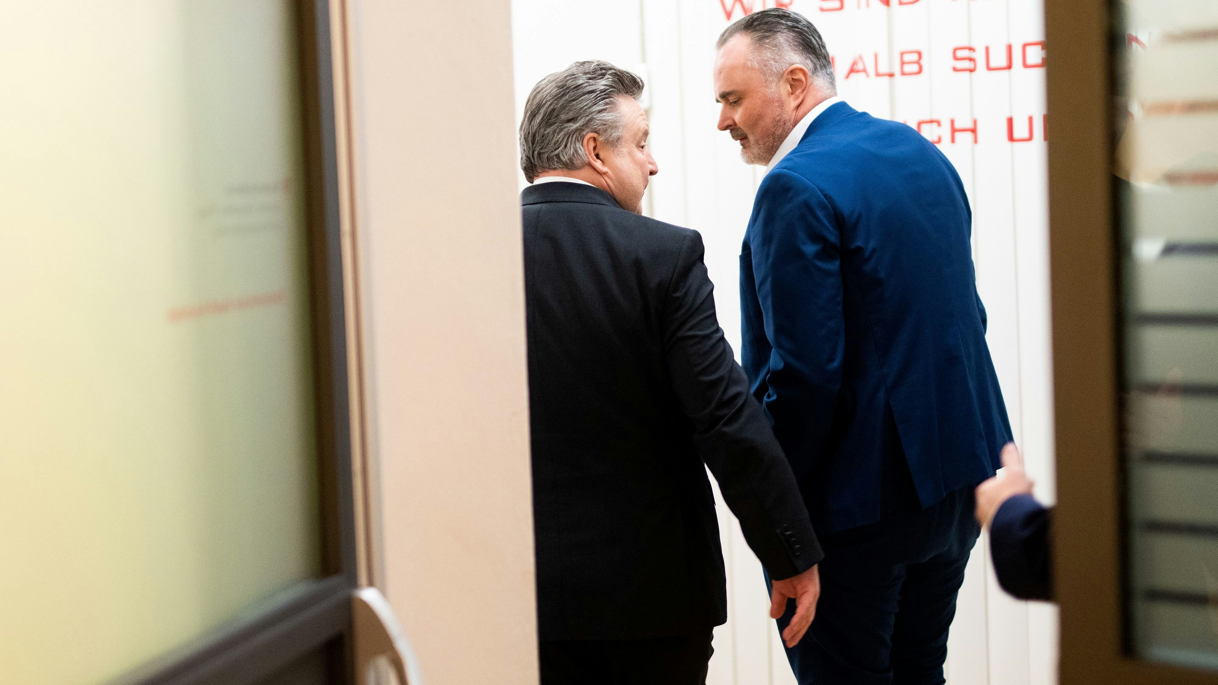 Wien-Landeshauptmann Michael Ludwig und Burgenland-Landeschef Hans Peter Doskozil.