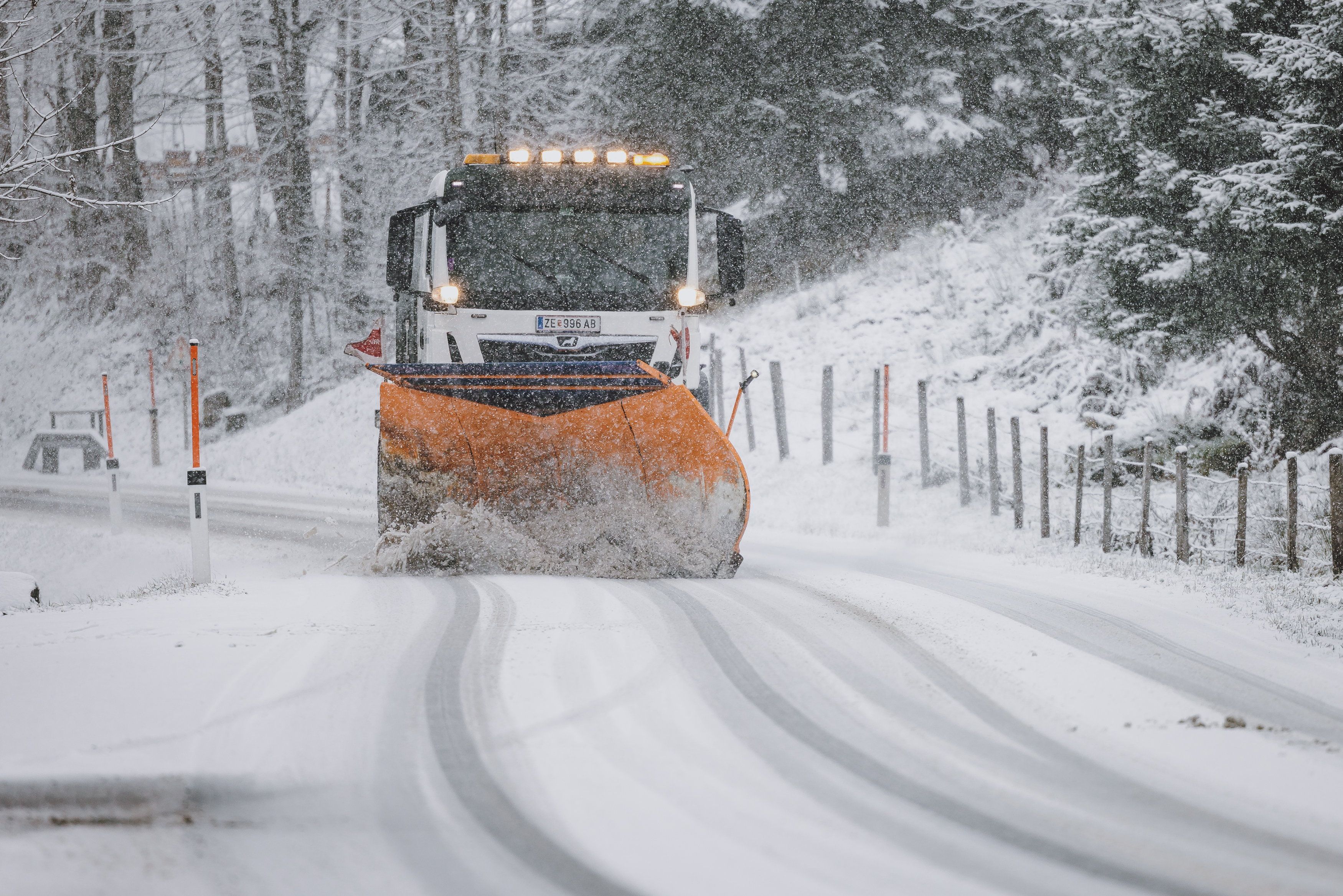 Der Winterdienst ist bereits gerüstet.