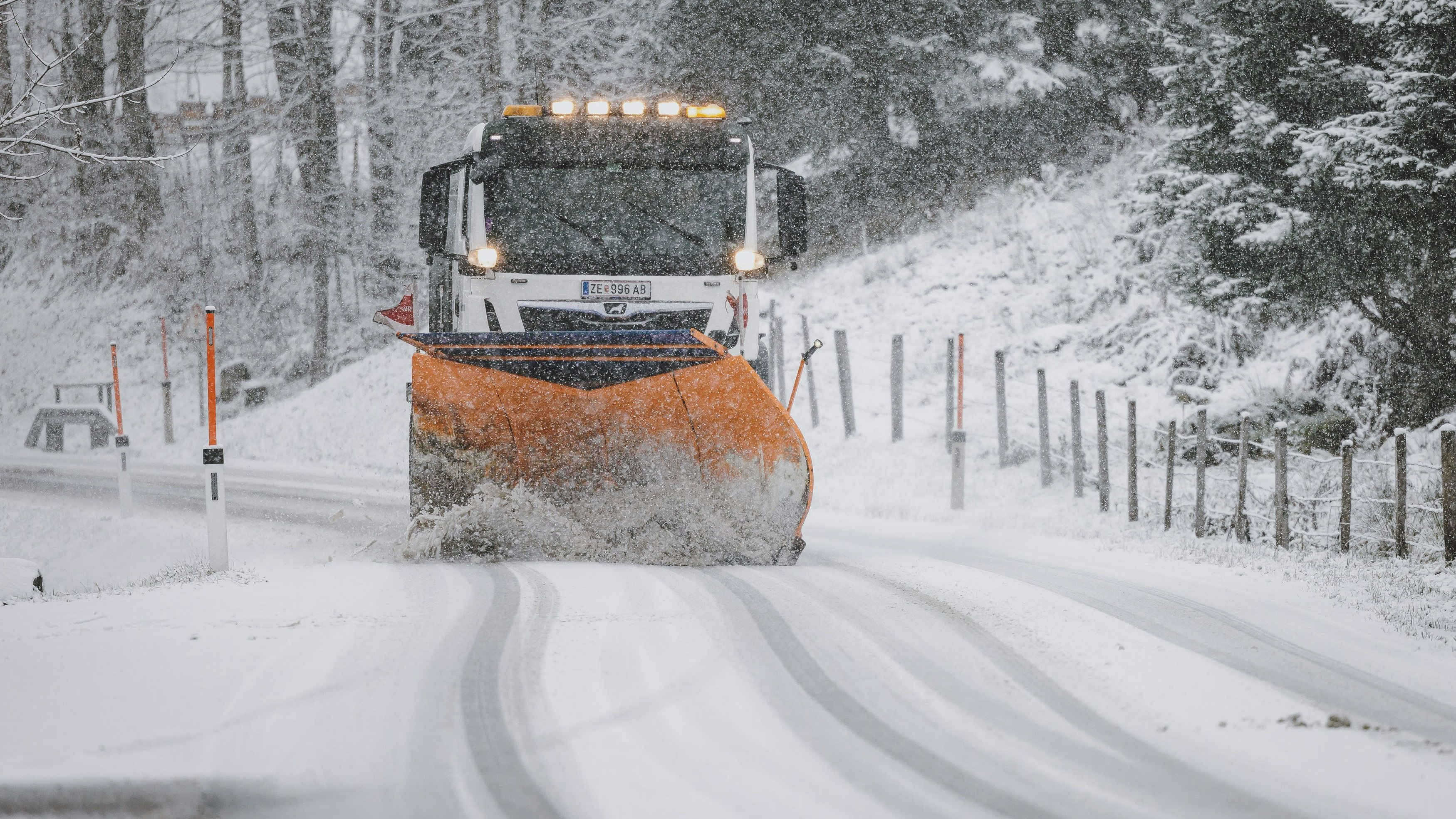 Der Winterdienst ist bereits gerüstet.