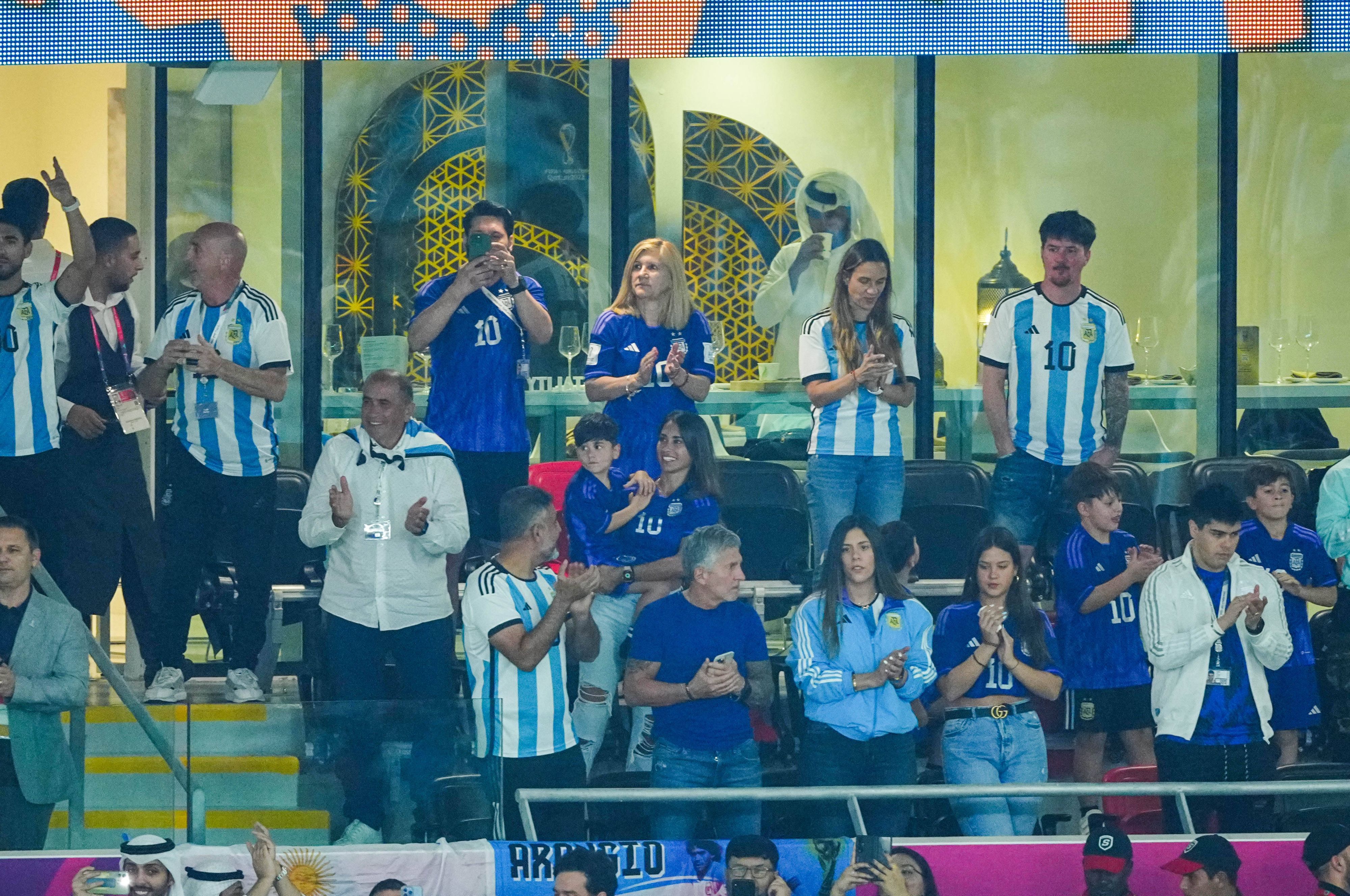 Die Spielerfrauen und Familien der Argentinien-Stars.