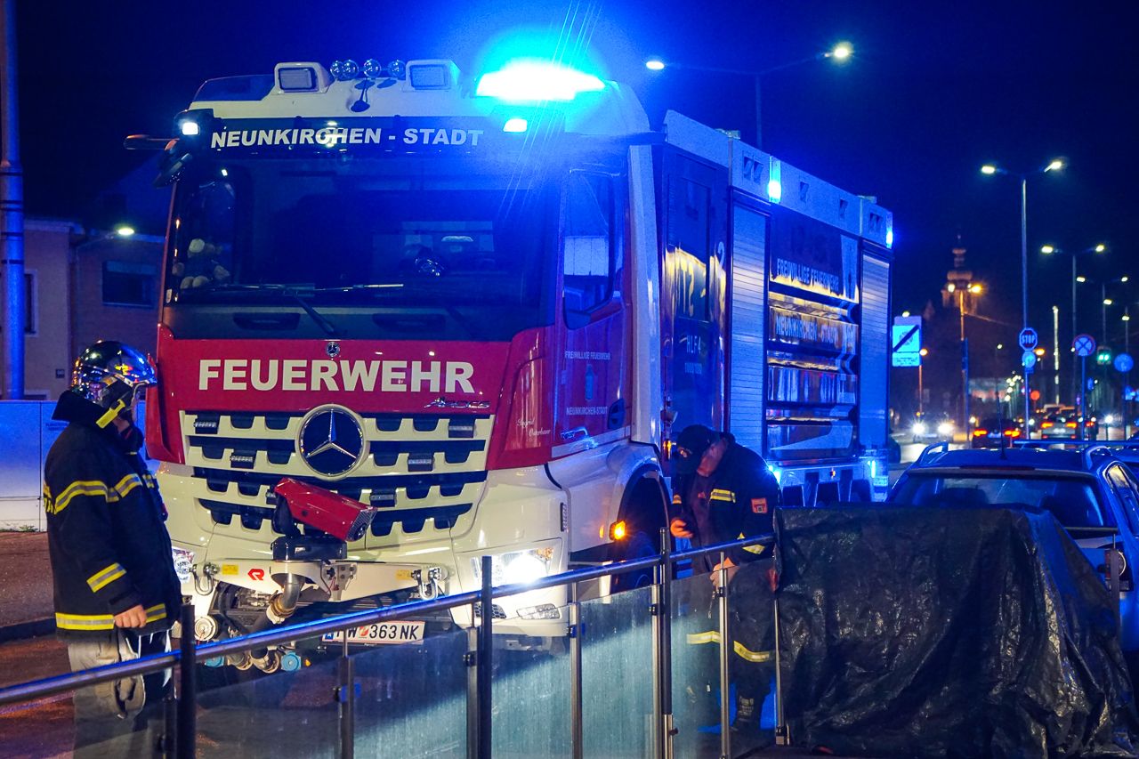 Gastherme begann zu brennen: Explosionsgefahr!