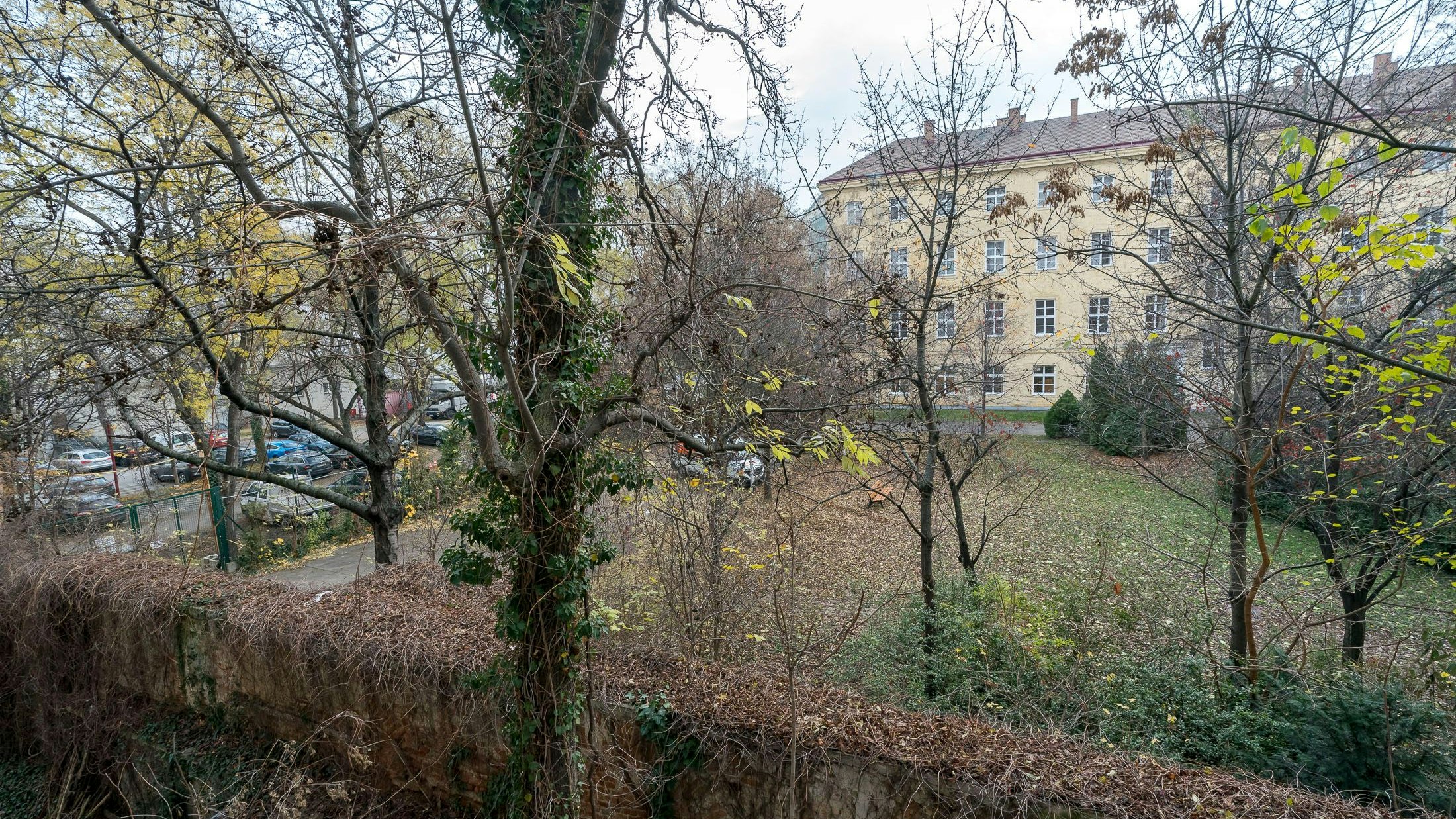 Diese Grünfläche in Wien-Wieden soll bebaut werden.