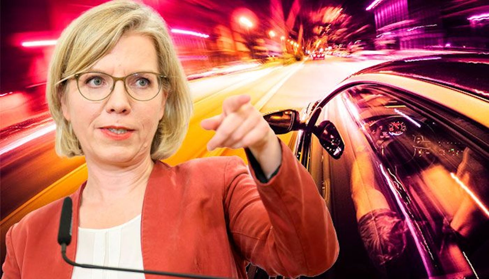 Verkehrsministerin Leonore Gewessler will Roadrunnern künftig das Auto weggnehmen. 